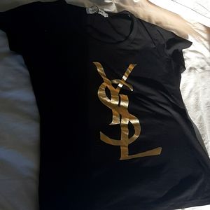 YSL printed tshirt